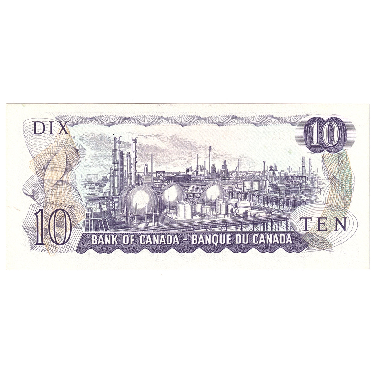 BC-49d 1971 Canada $10 Crow-Bouey, FDA, AU-UNC (AU55)