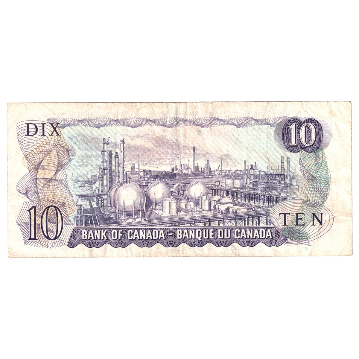BC-49aA 1971 Canada $10 Beattie-Rasminsky, *DB, F-VF (F15)