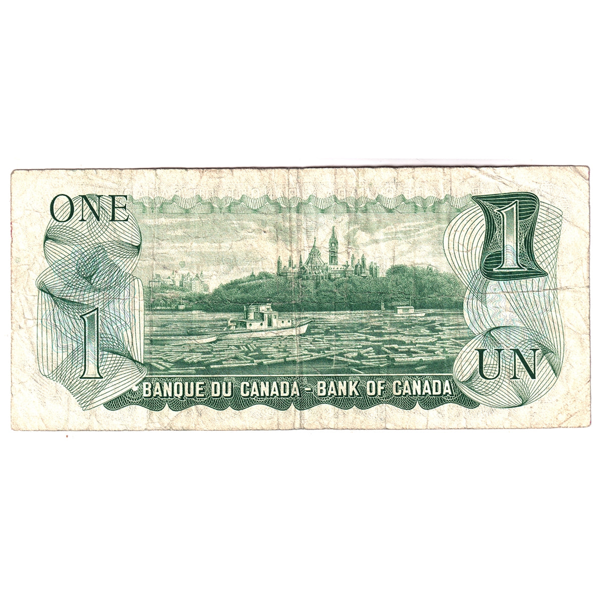 BC-46aA 1973 Canada $1 Lawson-Bouey, *FG, Circ