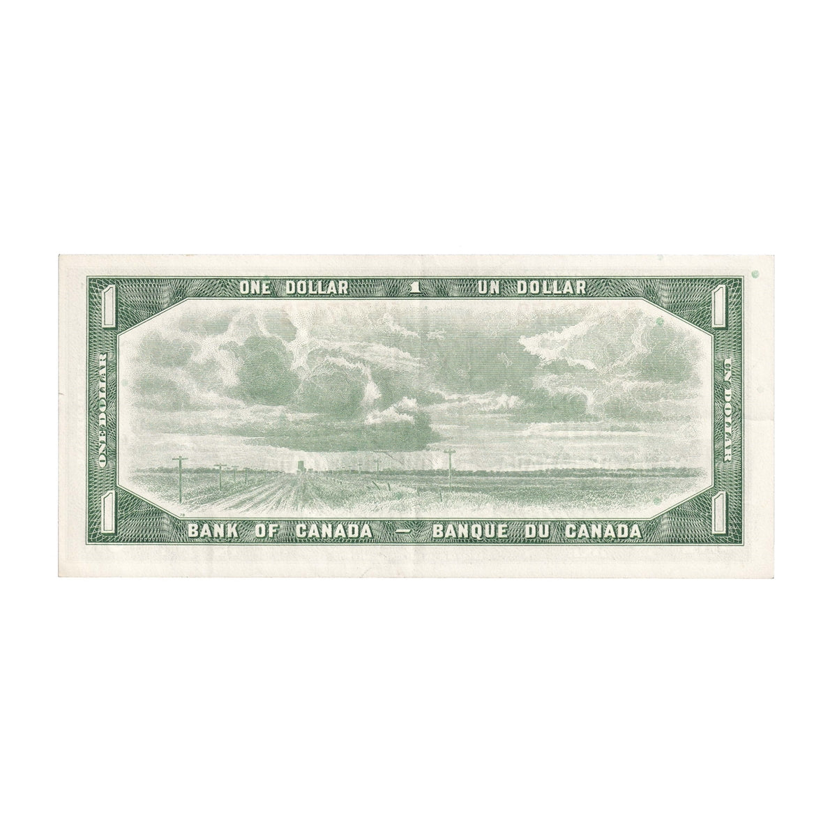 BC-37b-i 1954 Canada $1 Beattie-Rasminsky, S/P, Extra Fine (EF40)