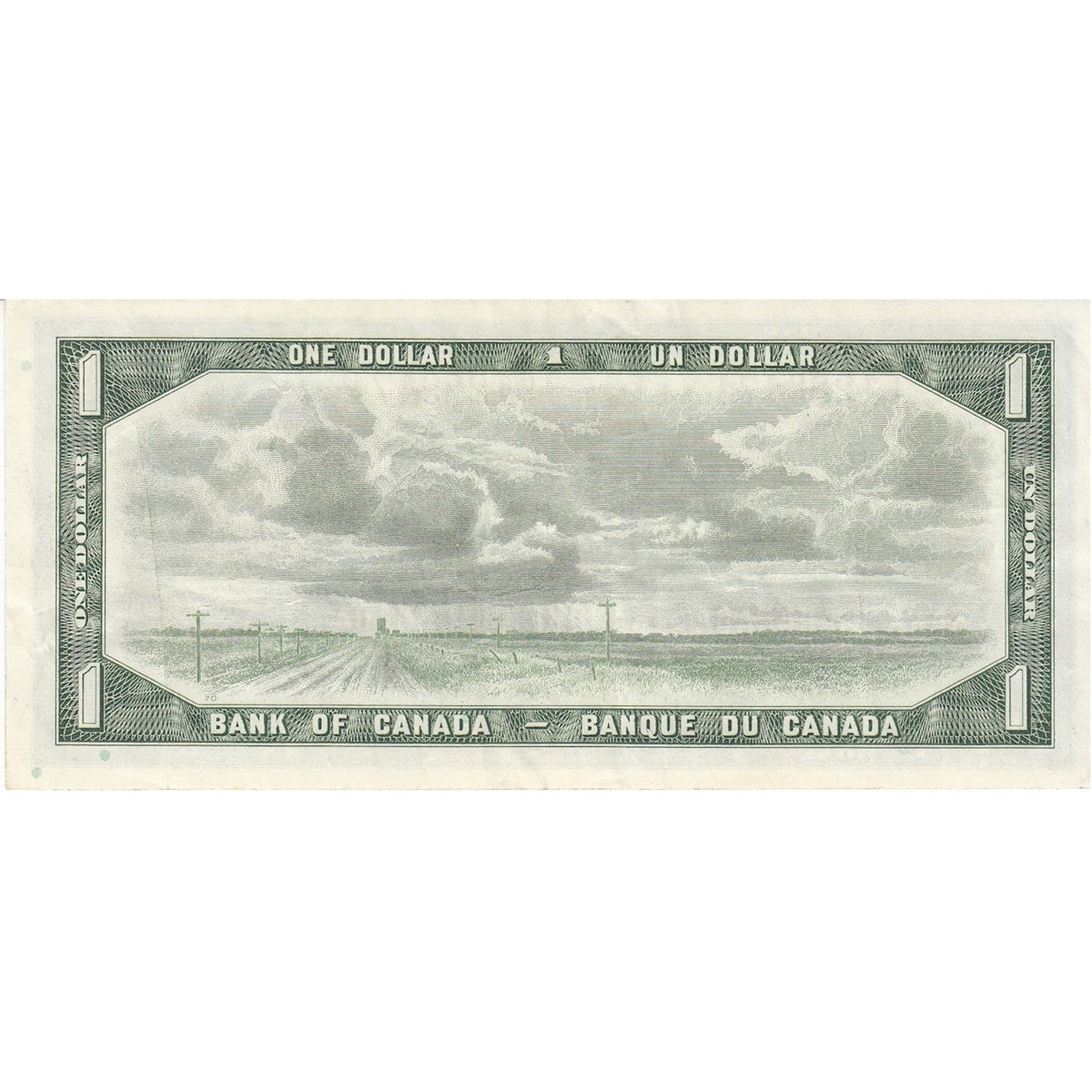 BC-37a 1954 Canada $1 Beattie-Coyne, E/F, VF-EF (VF30)