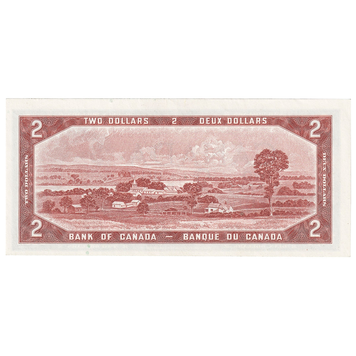 BC-38a 1954 Canada $2 Beattie-Coyne, S/B, AU-UNC (AU55)