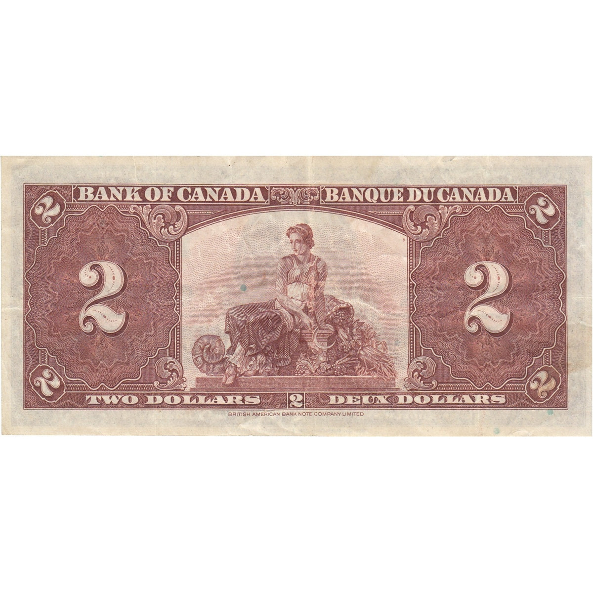 BC-22b 1937 Canada $2 Gordon-Towers, M/B, Very Fine (VF20)