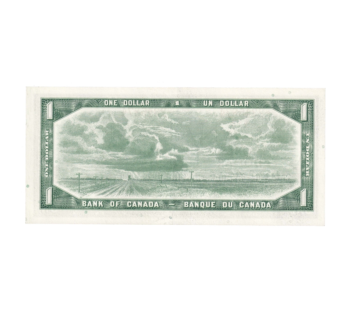 BC-37c 1954 Canada $1 Bouey-Rasminsky, J/F, EF-AU (EF45)