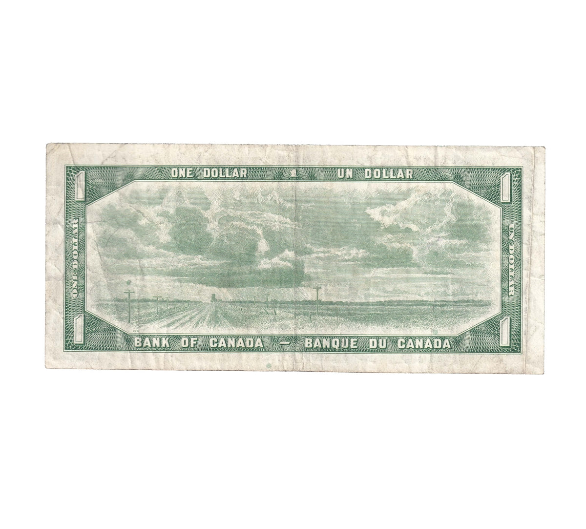 BC-37d 1954 Canada $1 Lawson-Bouey, A/I, Very Fine (VF20)