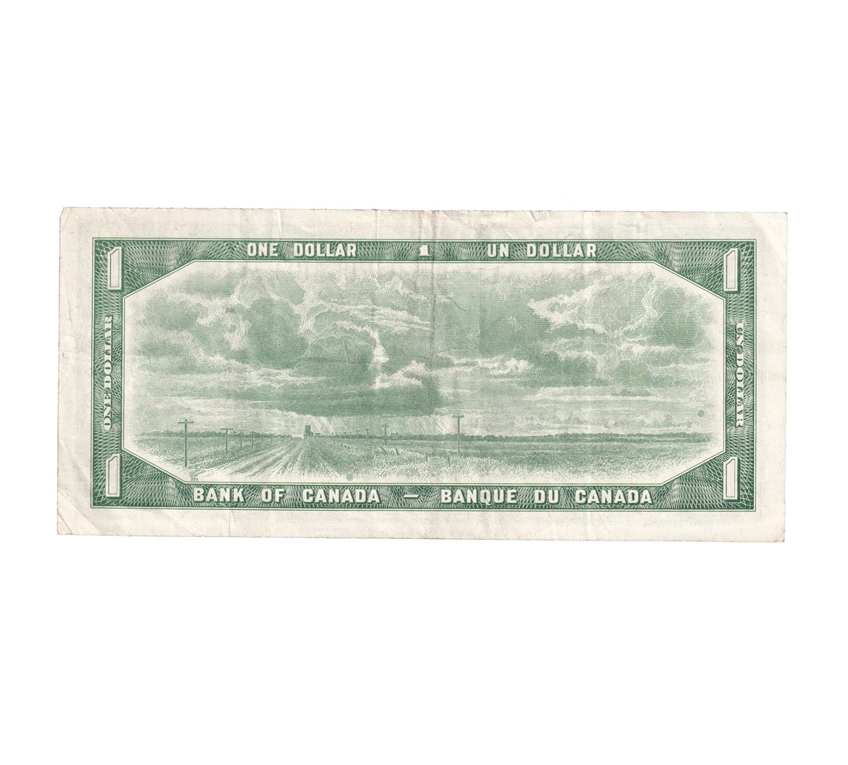 BC-37d 1954 Canada $1 Lawson-Bouey, D/I, Very Fine (VF20)