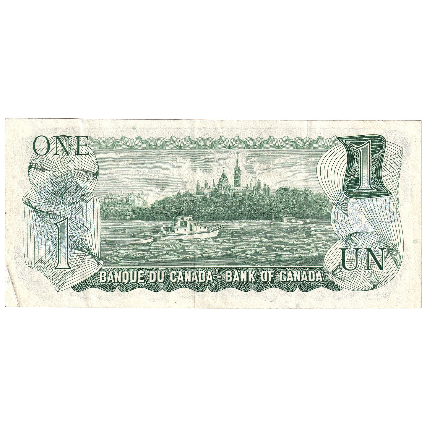 BC-46aA 1973 Canada $1 Lawson-Bouey, *FN, VF-EF