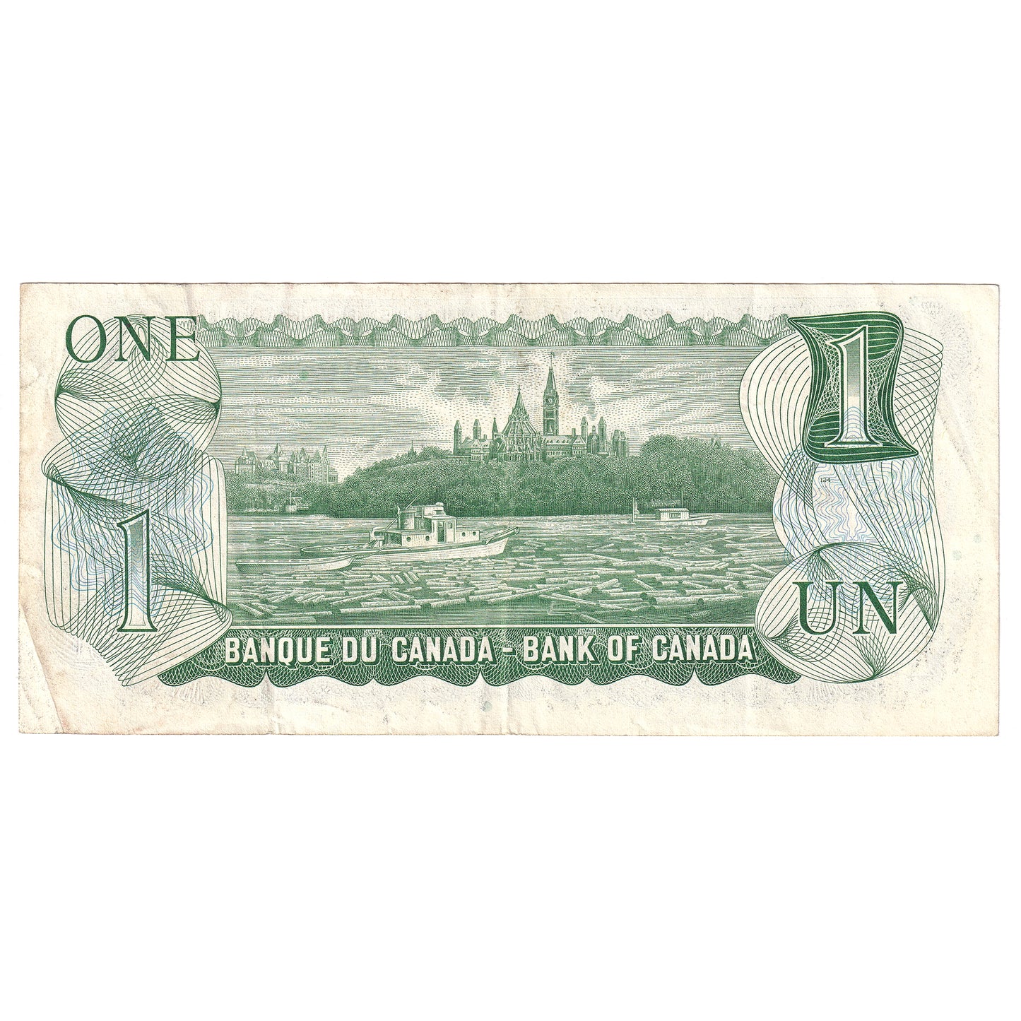 BC-46aA 1973 Canada $1 Lawson-Bouey, *GF, VF-EF (VF30)