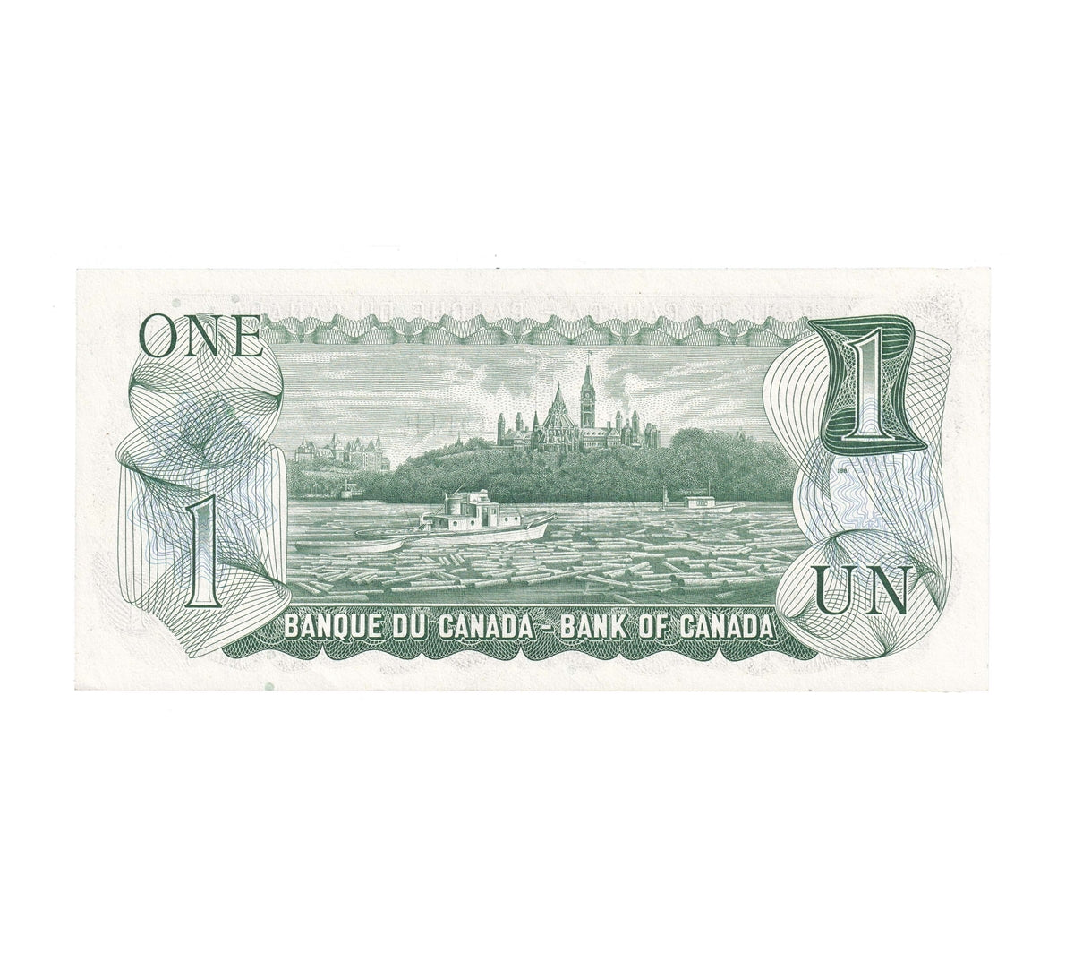 BC-46aA 1973 Canada $1 Lawson-Bouey, *GY, AU-UNC (AU55)