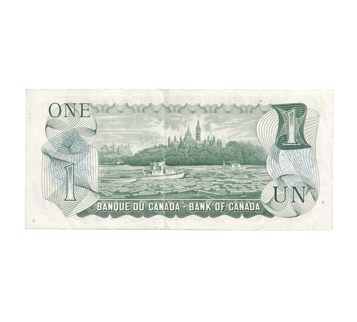 BC-46aA 1973 Canada $1 Lawson-Bouey, *GY, EF-AU (EF45)