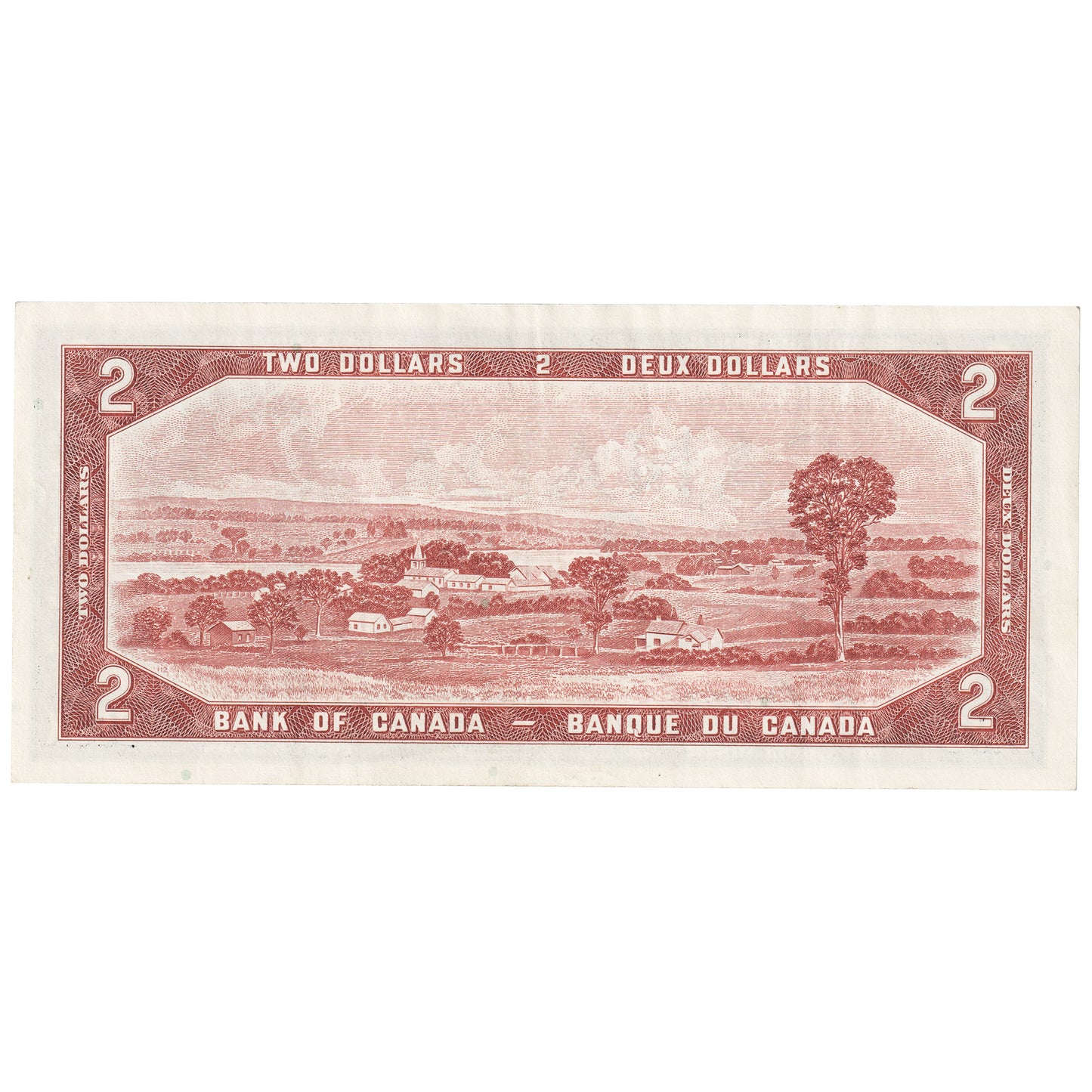 BC-38b 1954 Canada $2 Beattie-Rasminsky, W/R, VF-EF (VF30)