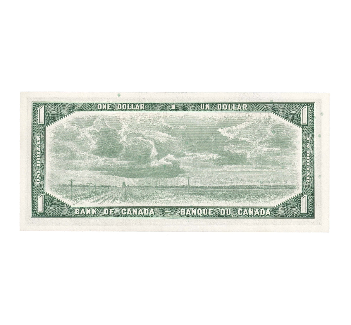 BC-37b-i 1954 Canada $1 Beattie-Rasminsky, N/Z, Choice Uncirculated (CUNC63)