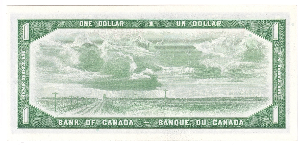 BC-37a-i 1954 Canada $1 Beattie-Coyne, D/M, Uncirculated (MS60)
