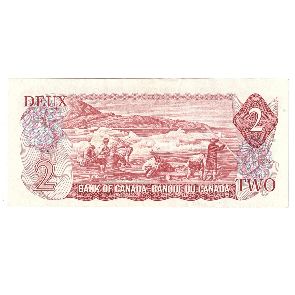 BC-47a 1974 Canada $2 Lawson-Bouey, BY, Almost Uncirculated (AU50)