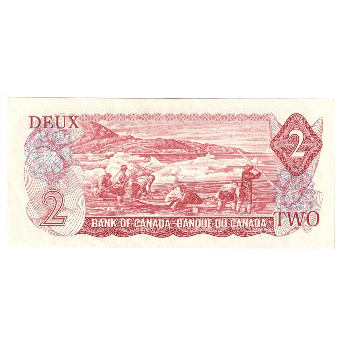 BC-47a 1974 Canada $2 Lawson-Bouey, UA, Almost Uncirculated (AU50)
