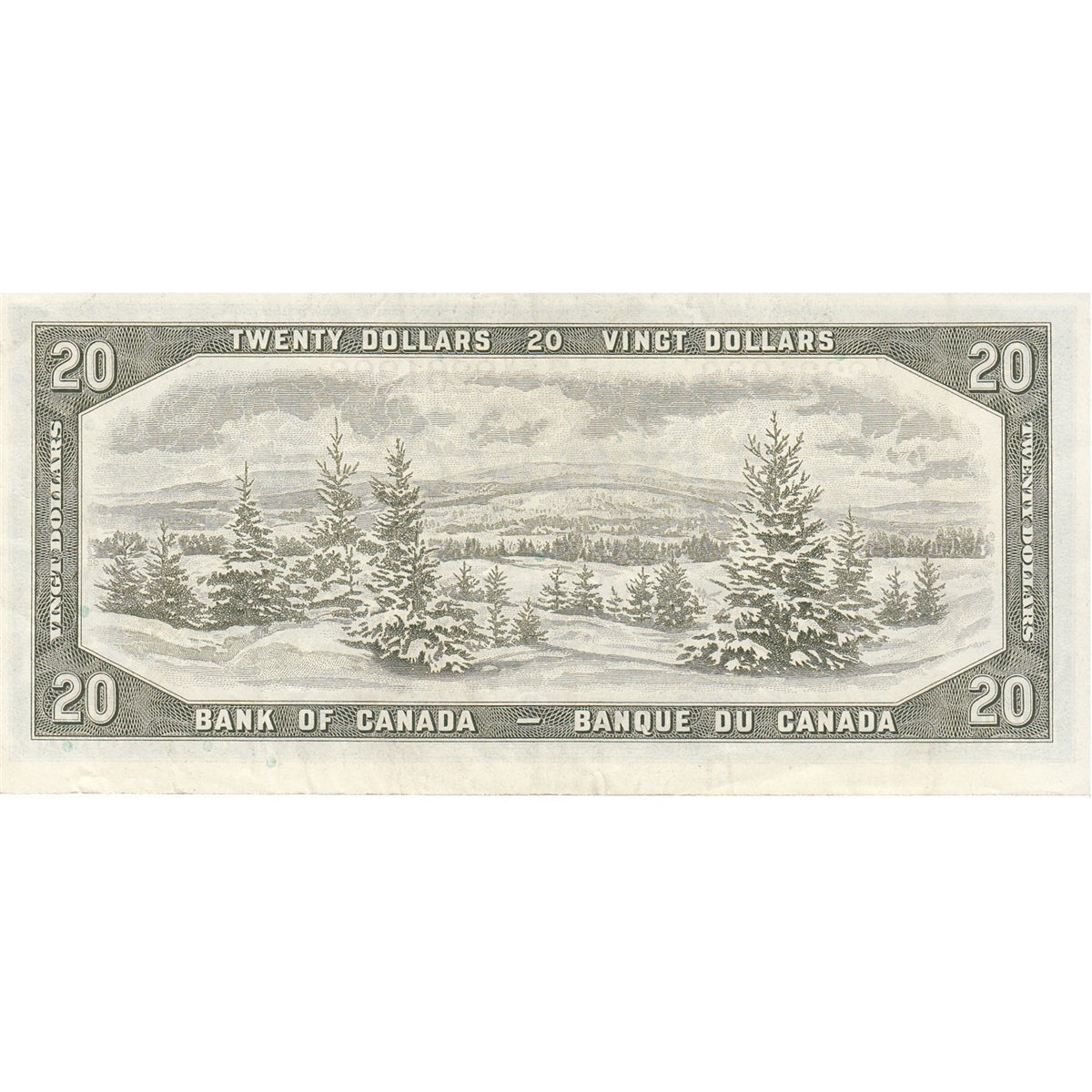 BC-41b 1954 Canada $20 Beattie-Rasminsky, V/E, VF-EF