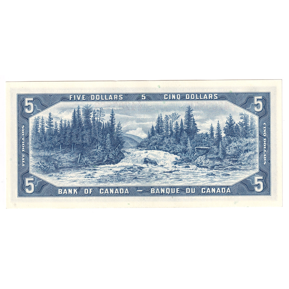BC-39b 1954 Canada $5 Beattie-Rasminsky, X/S, Choice Uncirculated (CUNC63)