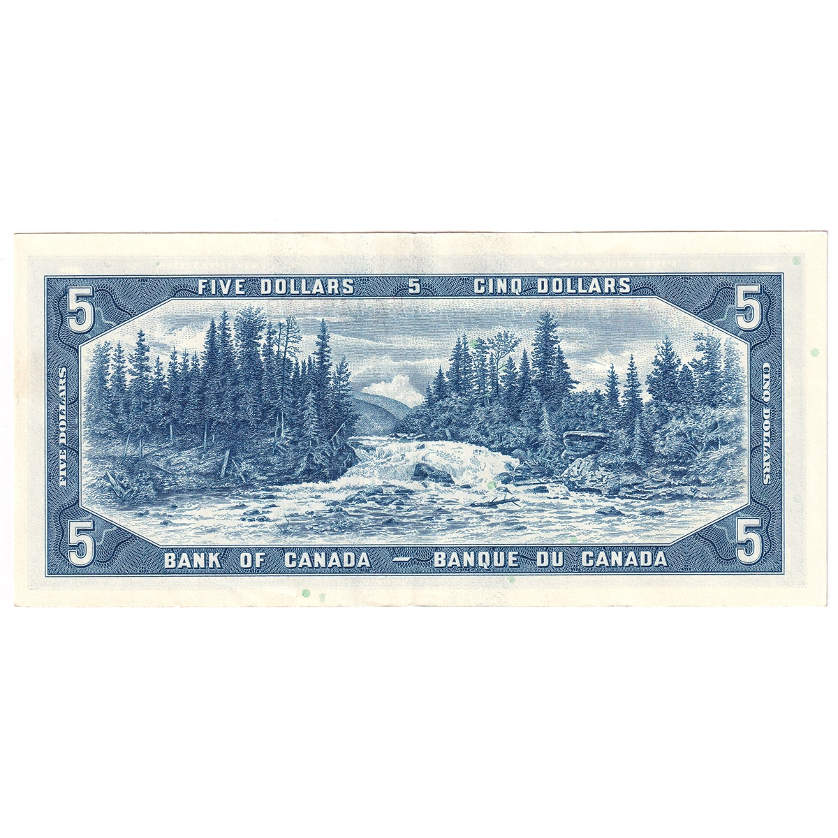 BC-39b 1954 Canada $5 Beattie-Rasminsky, H/X, EF-AU (EF45)