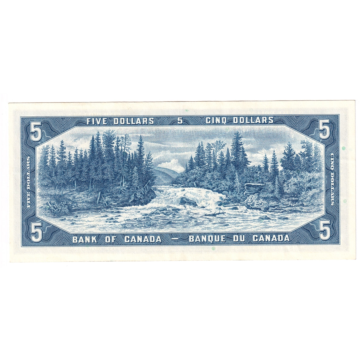 BC-39b 1954 Canada $5 Beattie-Rasminsky, I/X, EF-AU (EF45)