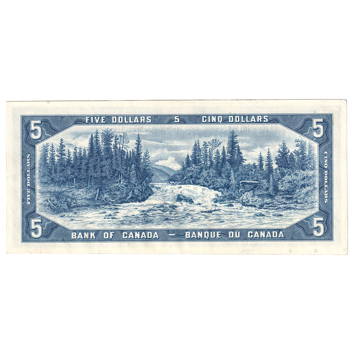BC-39b 1954 Canada $5 Beattie-Rasminsky, J/X, AU