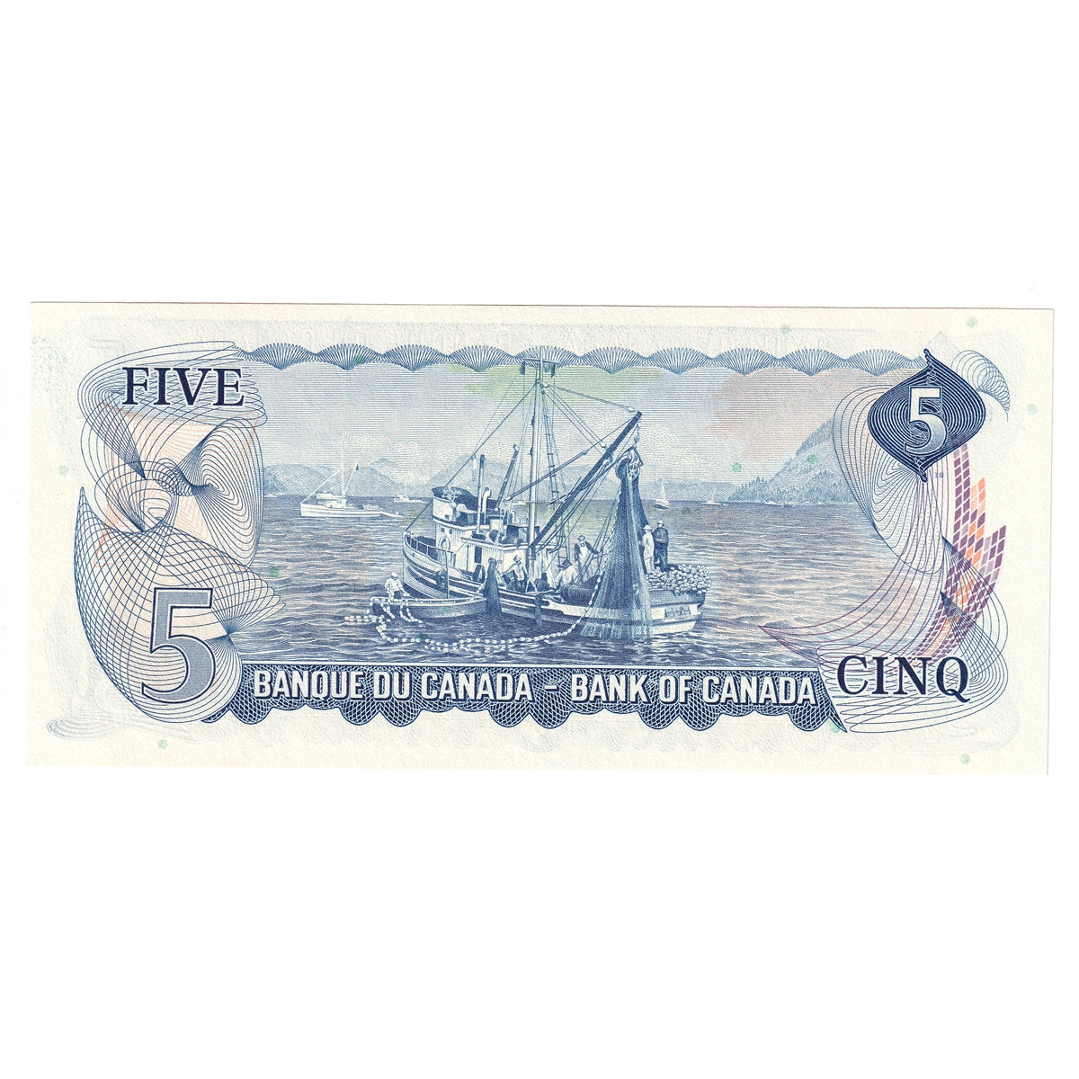 BC-48b 1972 Canada $5 Lawson-Bouey, SR, CUNC