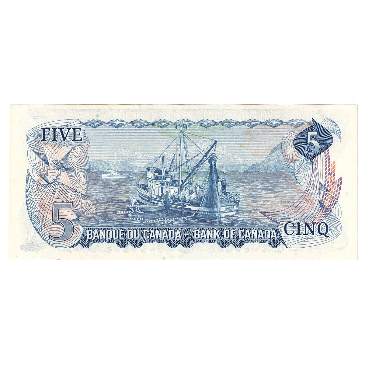 BC-48b 1972 Canada $5 Lawson-Bouey, CP, Almost Uncirculated (AU50)