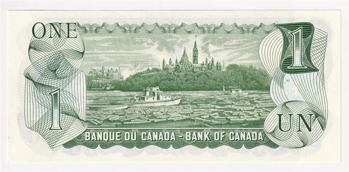 BC-46b 1973 Canada $1 Crow-Bouey, BFG, Uncirculated (MS60)