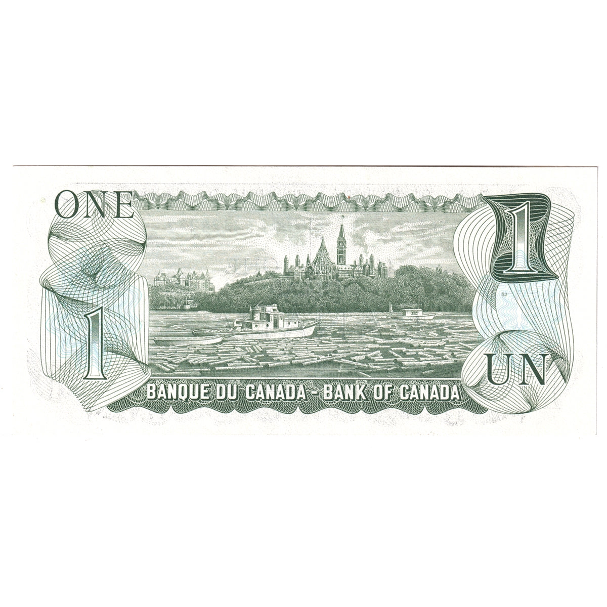 BC-46a-i 1973 Canada $1 Lawson-Bouey, AFT, Uncirculated (MS60)