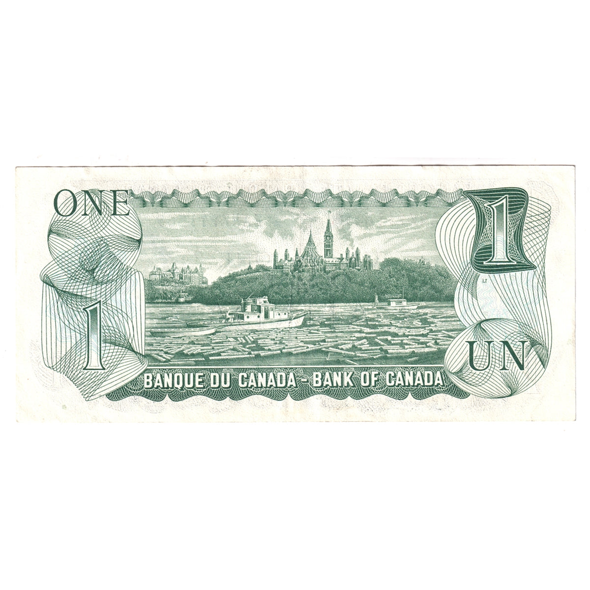 BC-46a-i 1973 Canada $1 Lawson-Bouey, EAN, Extra Fine (EF40)
