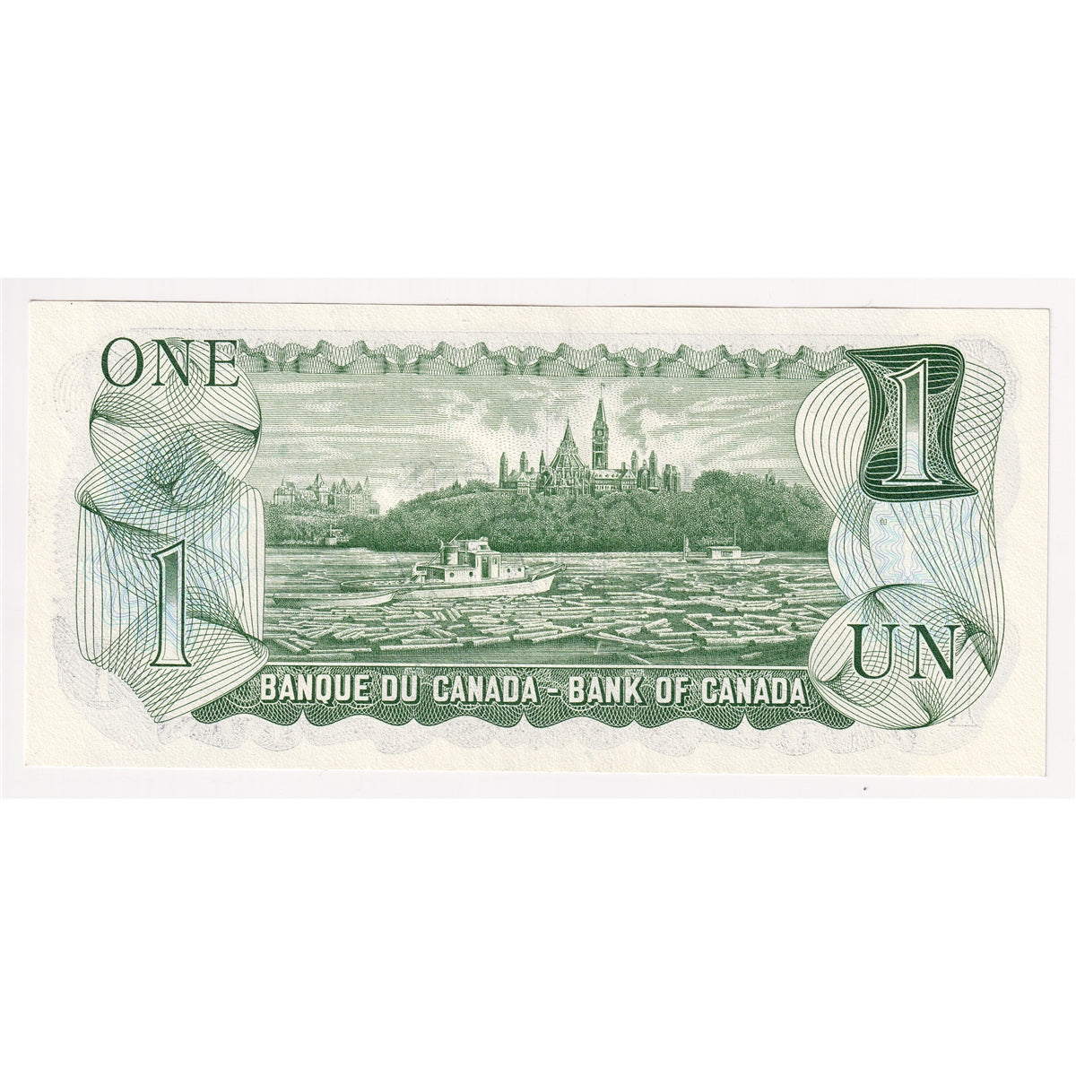 BC-46b 1973 Canada $1 Crow-Bouey, AMS, Choice Uncirculated (CUNC63)