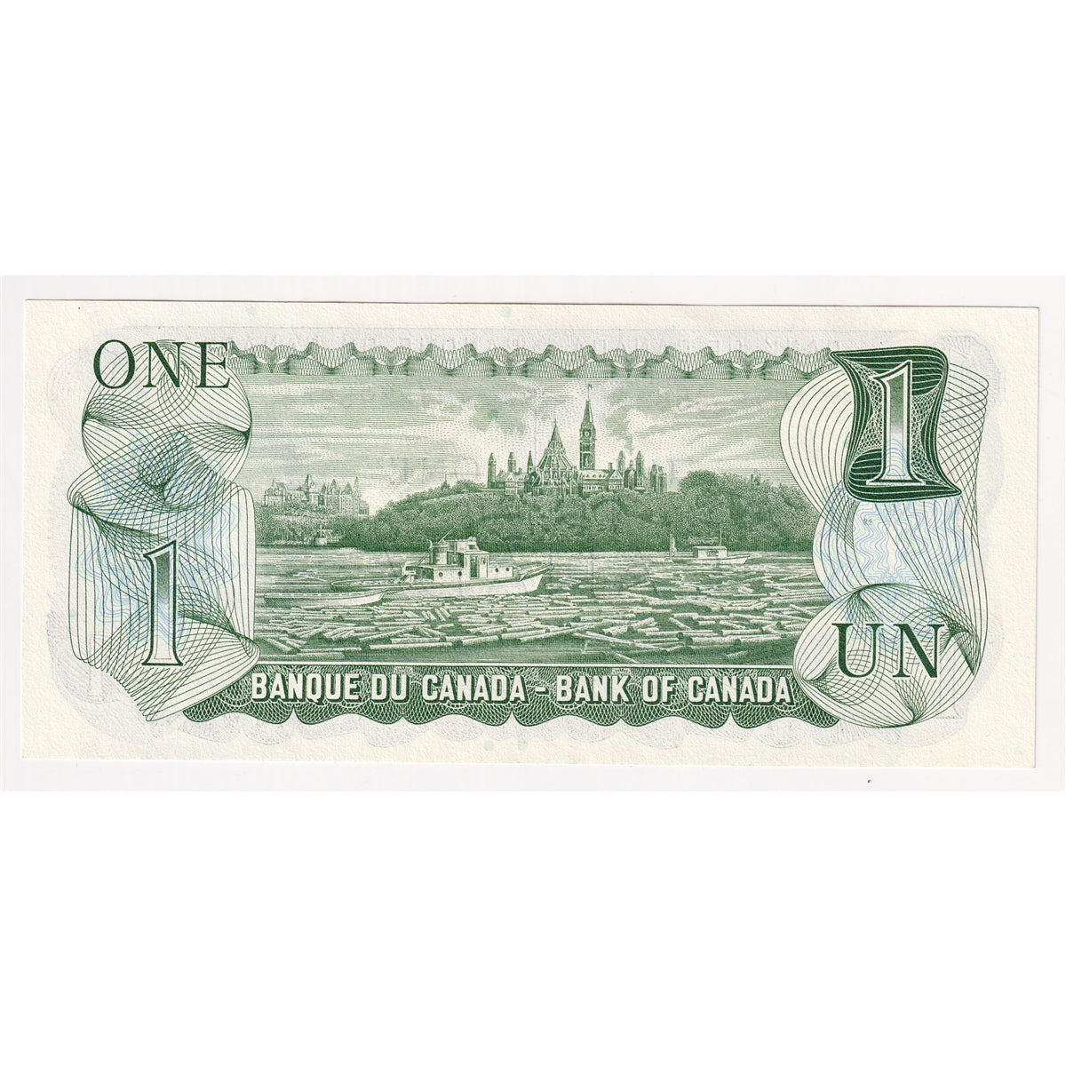 BC-46b 1973 Canada $1 Crow-Bouey, AMV, Uncirculated (MS60)