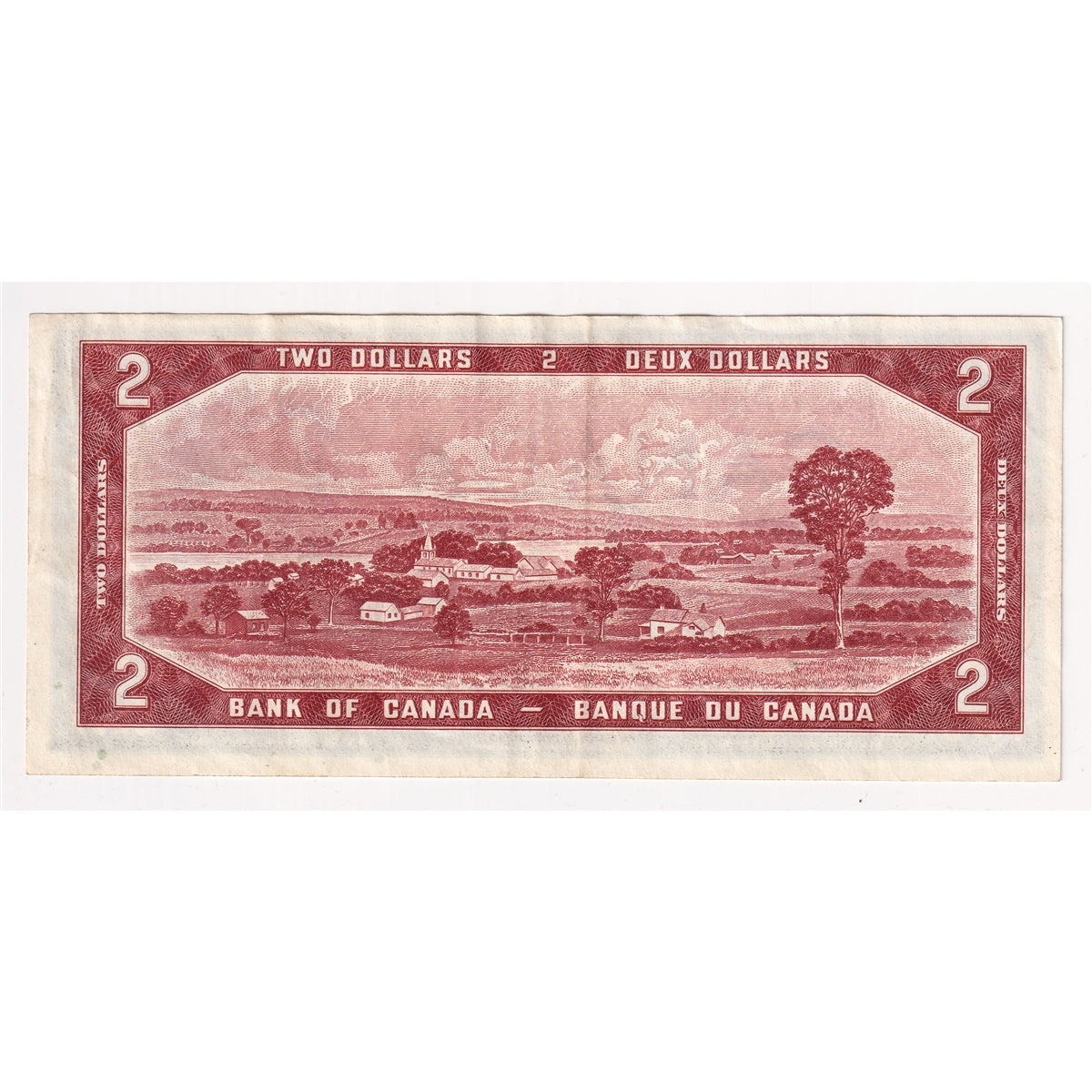 BC-38a 1954 Canada $2 Beattie-Coyne, T/B, VF-EF