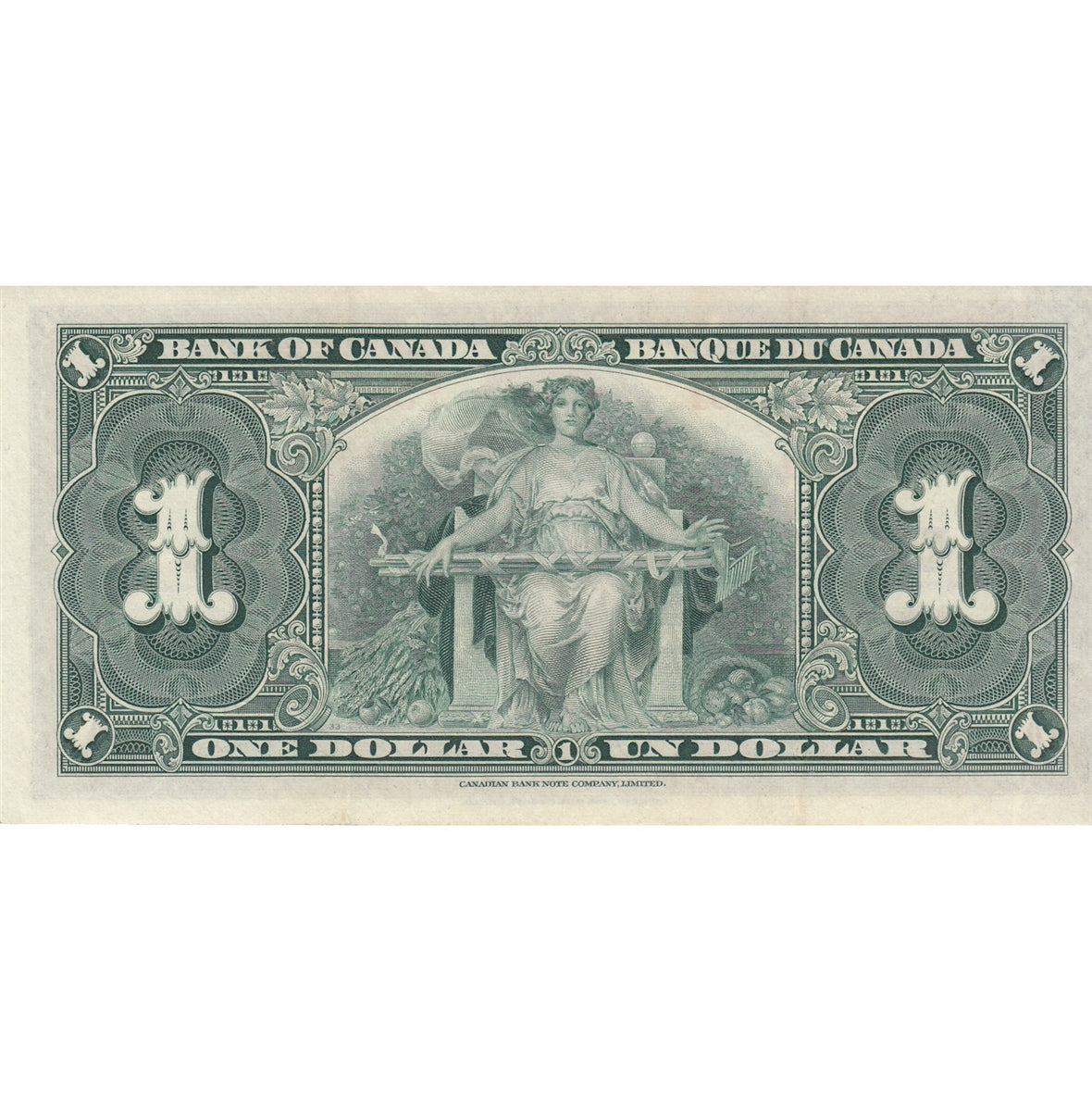 BC-21c 1937 Canada $1 Gordon-Towers, S/L, Extra Fine (EF40)