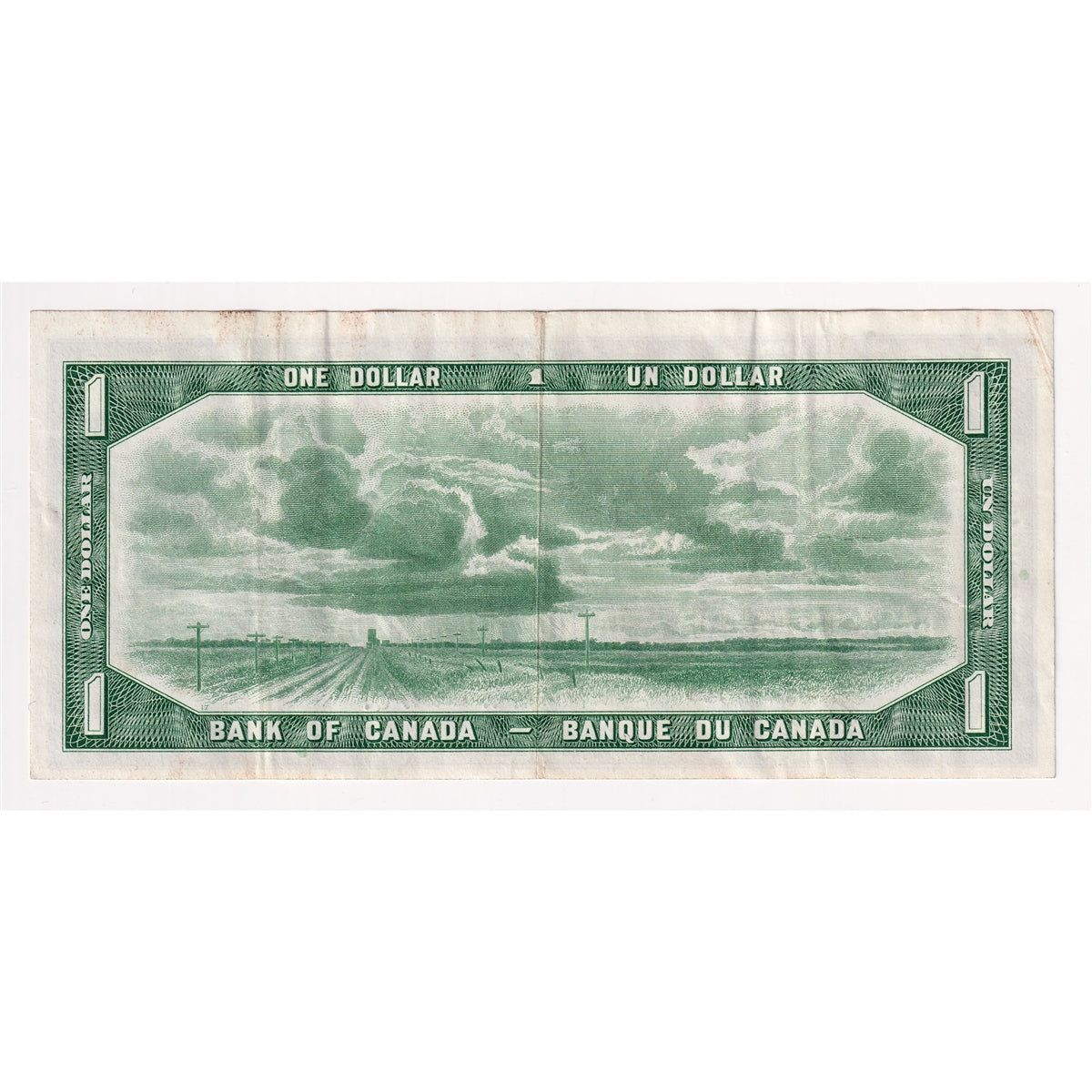 BC-29a 1954 Canada $1 Coyne-Towers, Devil's Face, E/A, VF-EF (VF30)