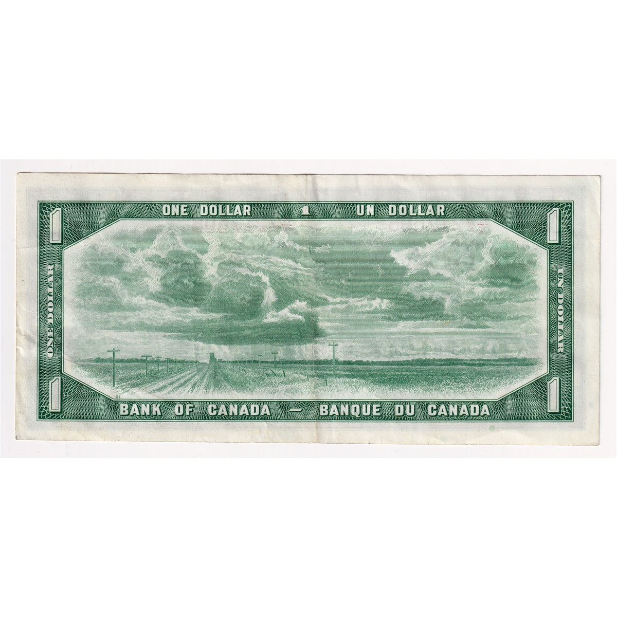 BC-29a 1954 Canada $1 Coyne-Towers, Devil's Face, H/A, Extra Fine (EF40)