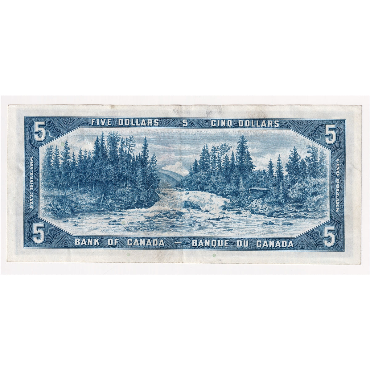 BC-39a-i 1954 Canada $5 Beattie-Coyne, W/C, Extra Fine (EF40)