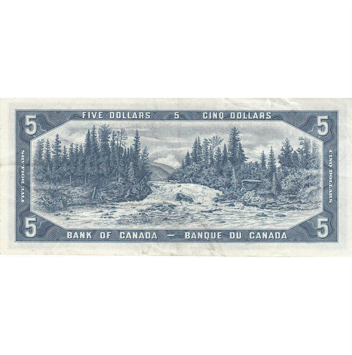 BC-39c 1954 Canada $5 Bouey-Rasminsky, S/X, VF-EF