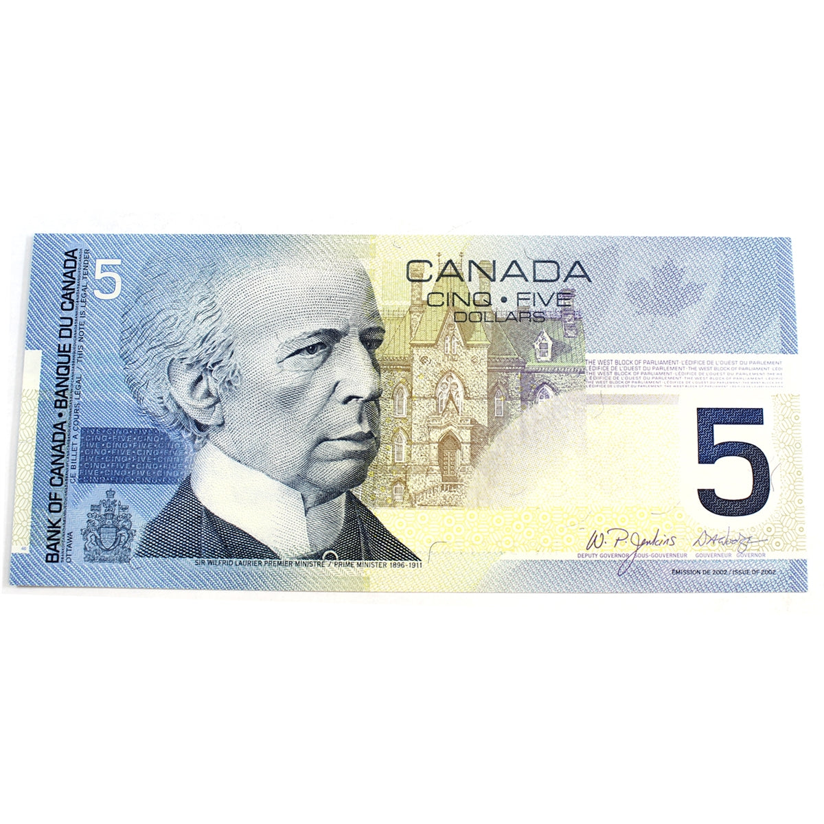 BC-62b 2004 Canada $5 Jenkins-Dodge, HNY, Choice Uncirculated (CUNC63)