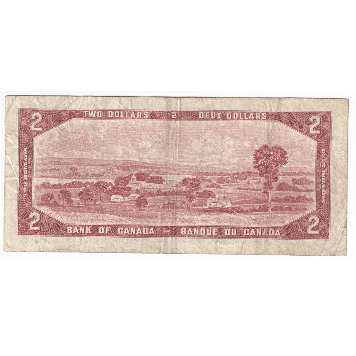 BC-38bA 1954 Canada $2 Beattie-Rasminsky, *B/B, Circ
