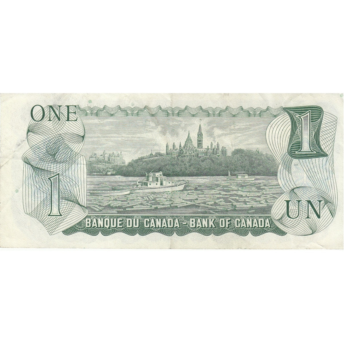 BC-46aA 1973 Canada $1 Lawson-Bouey, *NP, Very Fine (VF20)