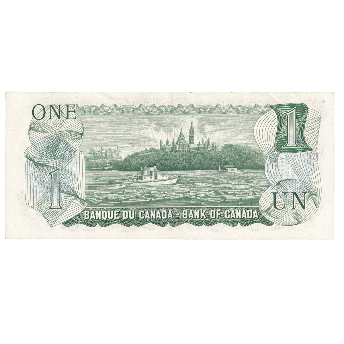 BC-46aA 1973 Canada $1 Lawson-Bouey, *AL, AU