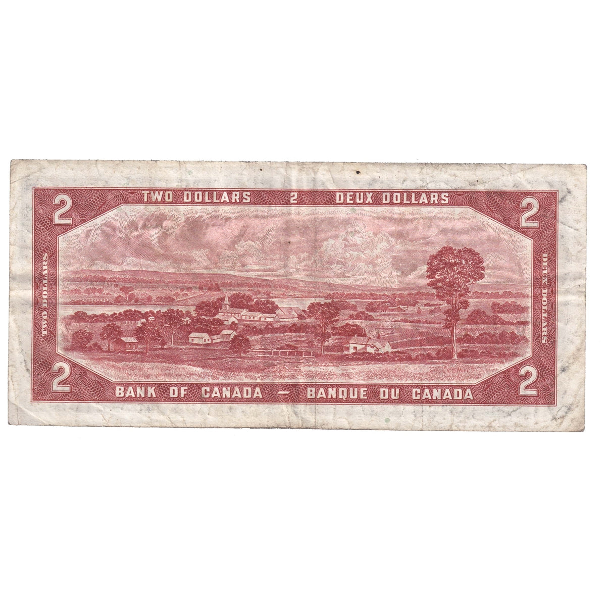 BC-38a 1954 Canada $2 Beattie-Coyne, J/B, F-VF