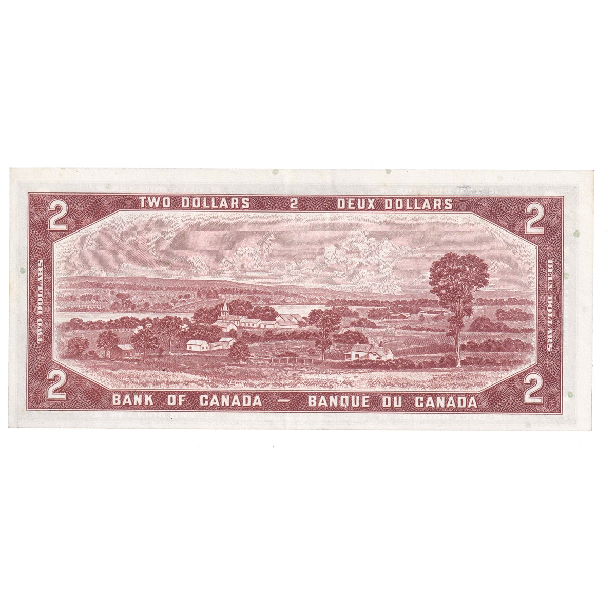 BC-38b 1954 Canada $2 Beattie-Rasminsky, D/R, Extra Fine (EF40)