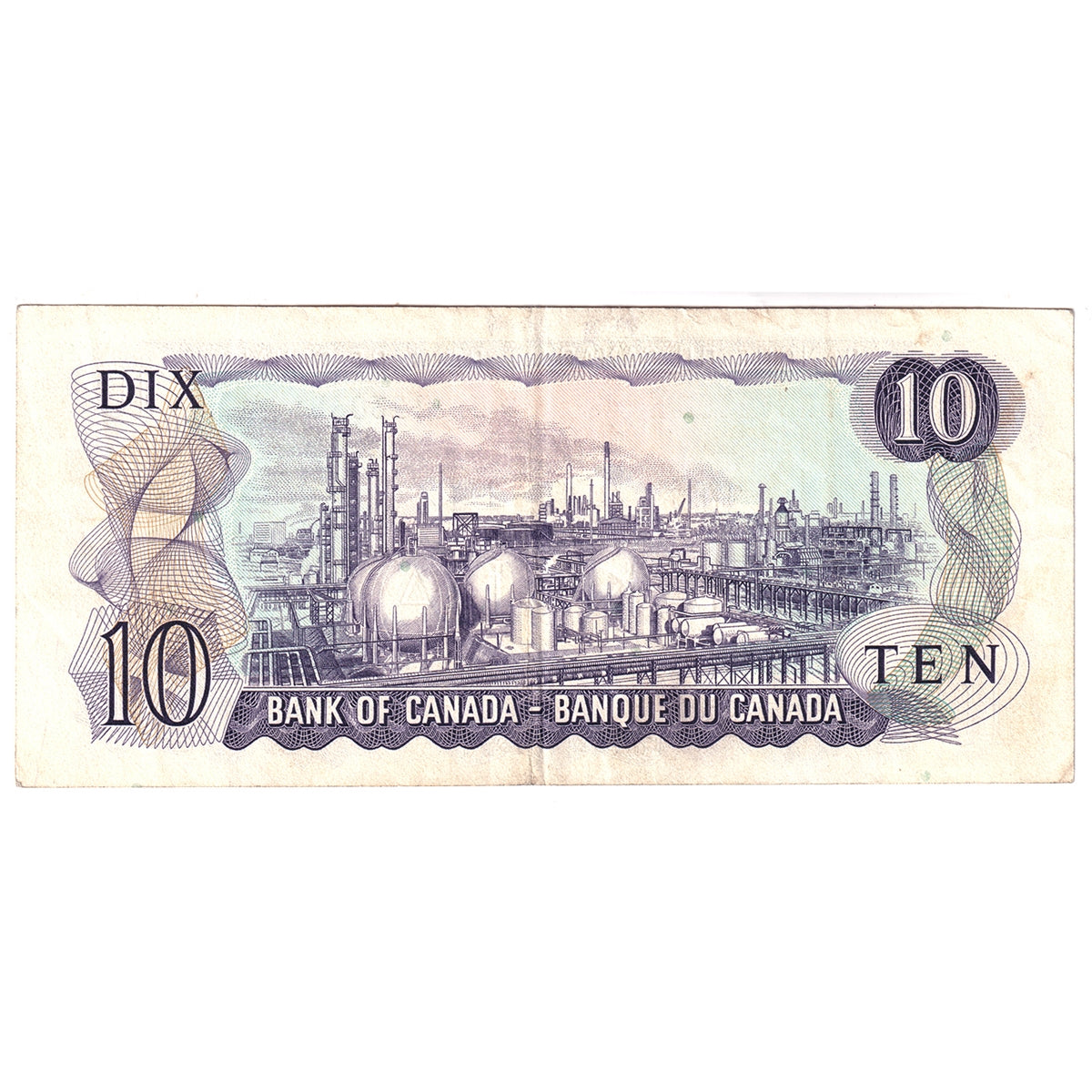 BC-49bA 1971 Canada $10 Bouey-Rasminsky, *DR, VF-EF (VF30)