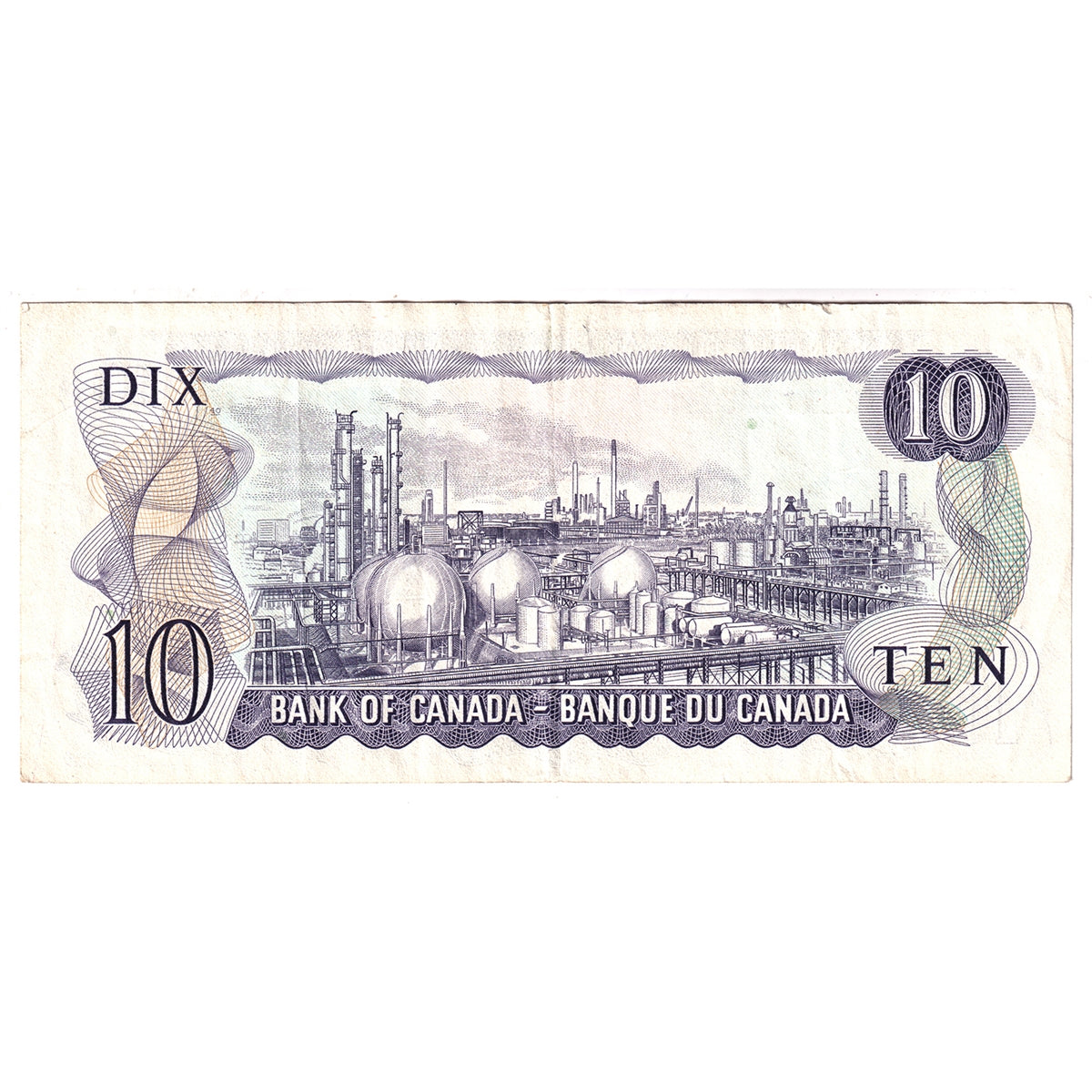 BC-49cA-i 1971 Canada $10 Lawson-Bouey, EDX, VF-EF (VF30)
