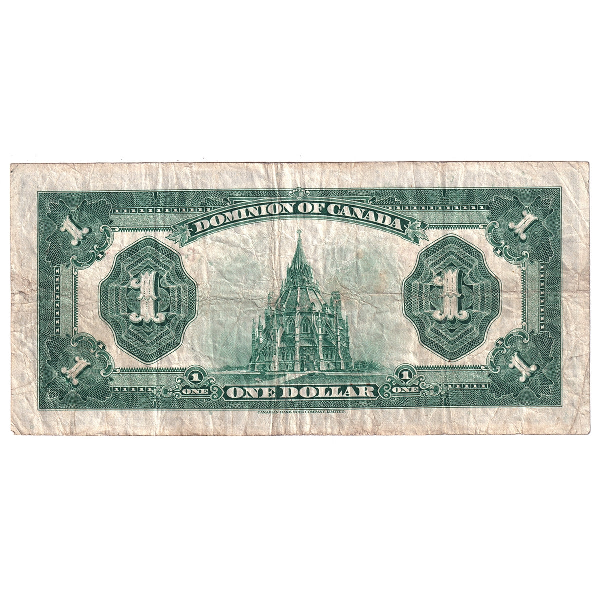 DC-25c 1923 Dominion $1 McCavour-Saunders, Blue Seal, Group 1, Very Fine (VF20)