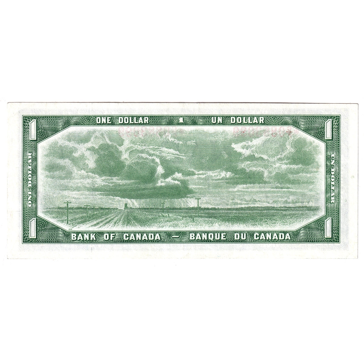BC-37cA 1954 Canada $1 Bouey-Rasminsky, *C/F, Extra Fine (EF40)