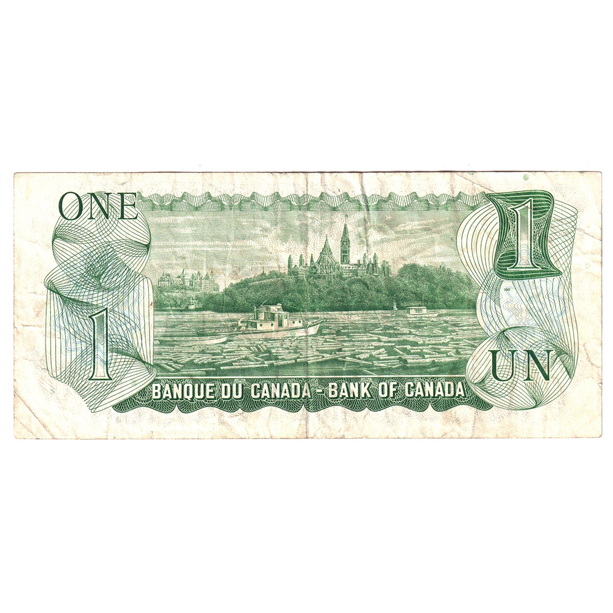 BC-46aA 1973 Canada $1 Lawson-Bouey, *AL, Circ