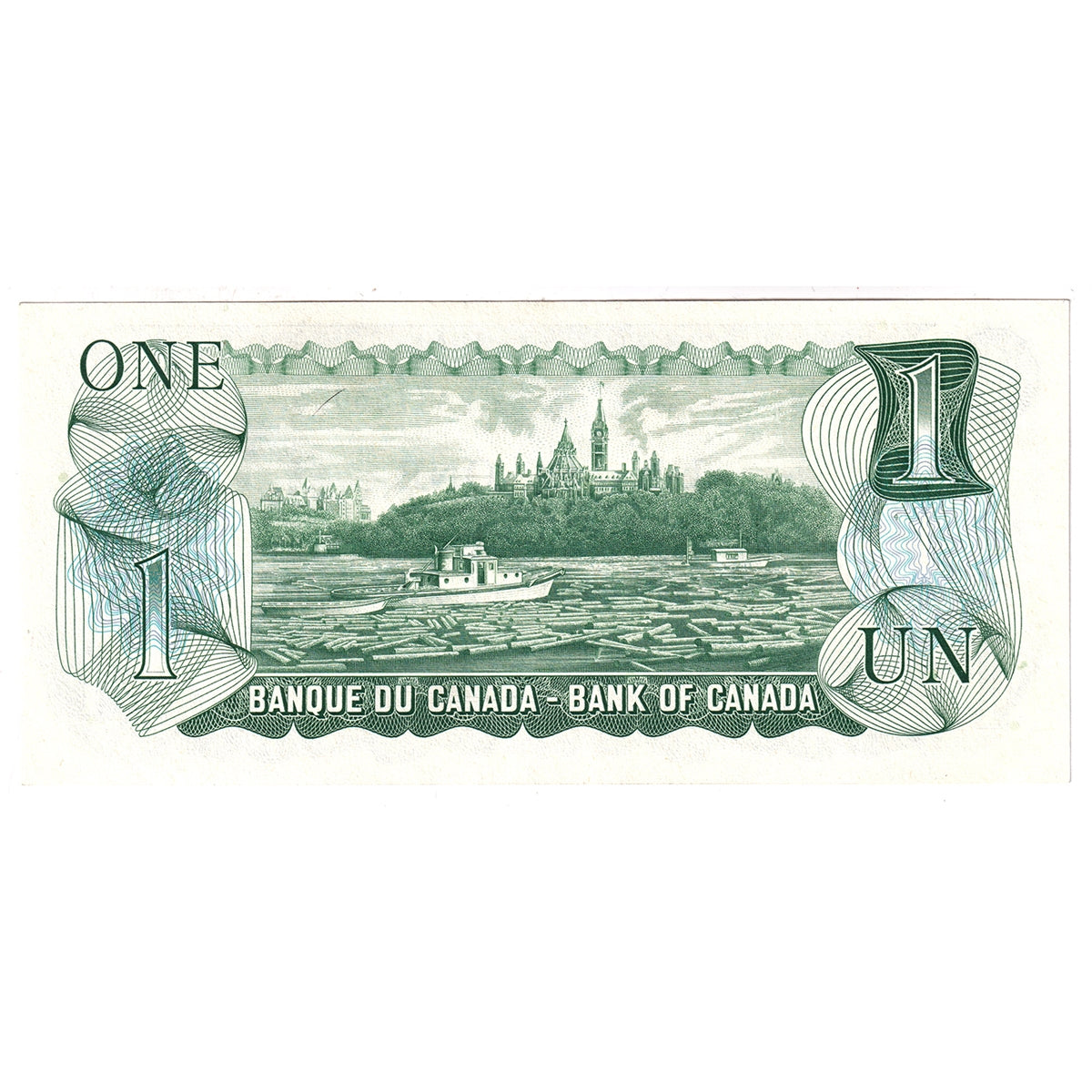 BC-46aA 1973 Canada $1 Lawson-Bouey, *FA, EF-AU (EF45)