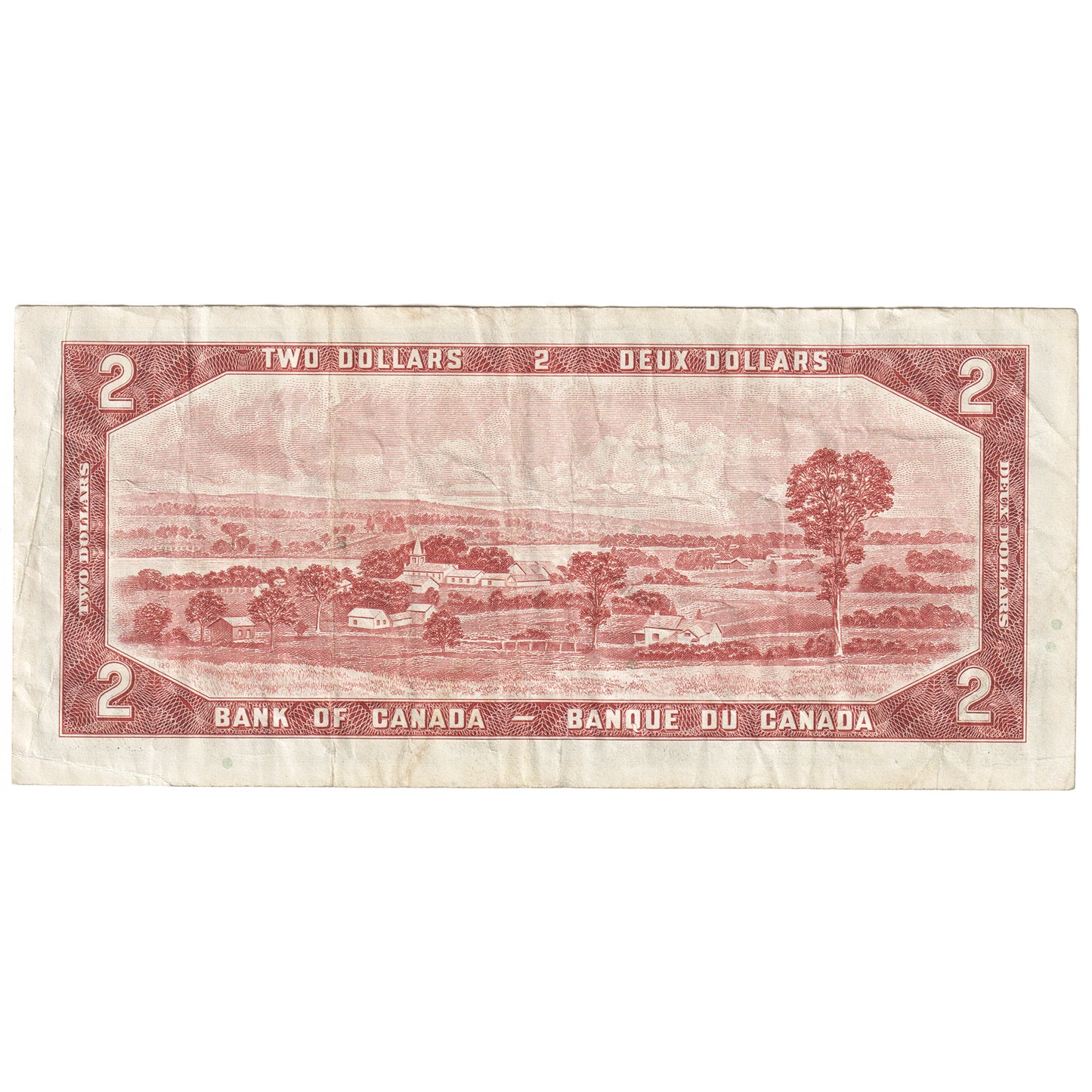 BC-38b 1954 Canada $2 Beattie-Rasminsky, Z/R, Very Fine (VF20)